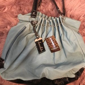 Chocolate hobo bag